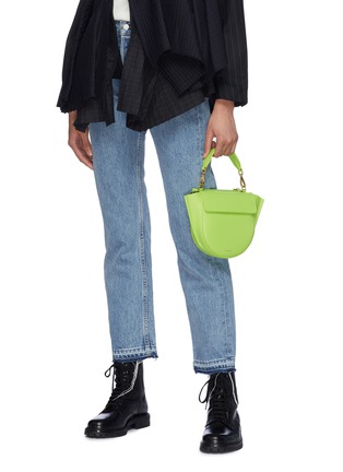 Figure View - Click To Enlarge - WANDLER - 'Hortensia' mini leather shoulder bag