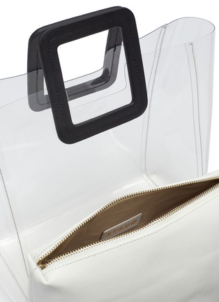 Detail View - Click To Enlarge - STAUD - 'Shirley' leather handle PVC tote