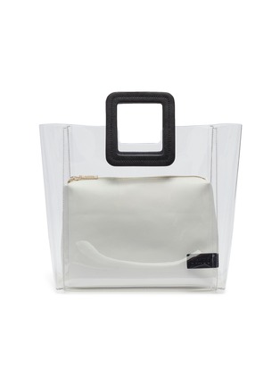 Main View - Click To Enlarge - STAUD - 'Shirley' leather handle PVC tote