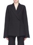 Main View - Click To Enlarge - GEORGIA ALICE - 'Memory' double breasted crepe blazer