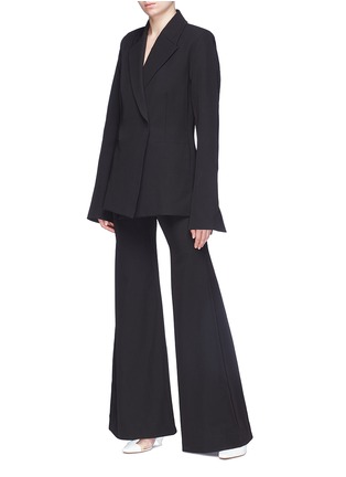 Figure View - Click To Enlarge - GEORGIA ALICE - 'Memory' double breasted crepe blazer