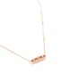 Figure View - Click To Enlarge - MESSIKA - 'Baby Move Pavé' diamond 18k rose gold necklace