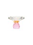 REFLECTIONS COPENHAGEN - MADISON CRYSTAL BOWL — CLEAR/YELLOW/ROSE