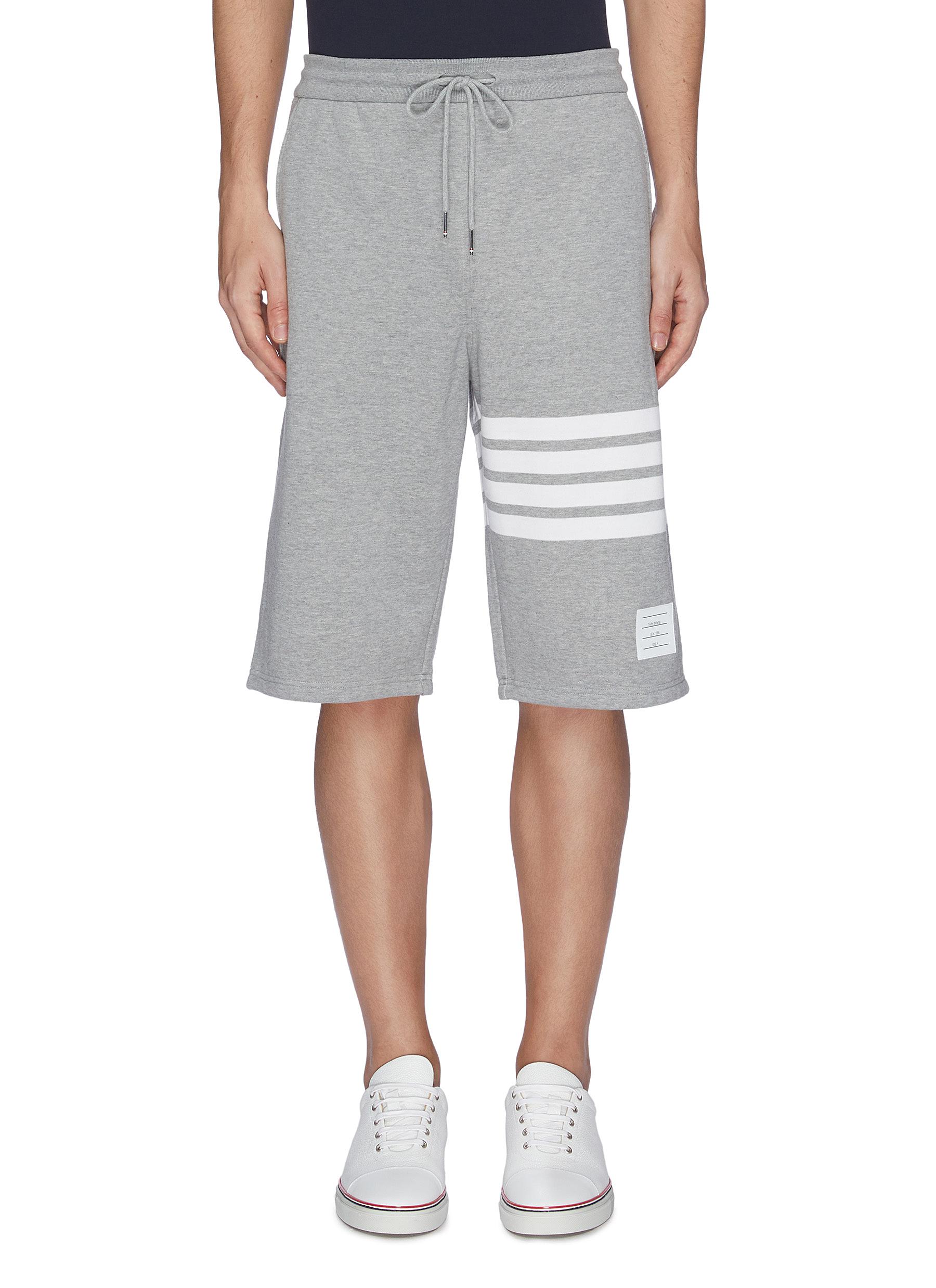Stripe sweat shorts