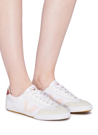 Figure View - Click To Enlarge - VEJA - Volley' organic canvas sneakers