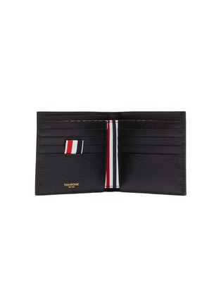 Figure View - Click To Enlarge - THOM BROWNE - Pebble grain leather bifold wallet