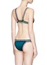 Back View - Click To Enlarge - KIINI - 'Flor' crochet trim bikini top