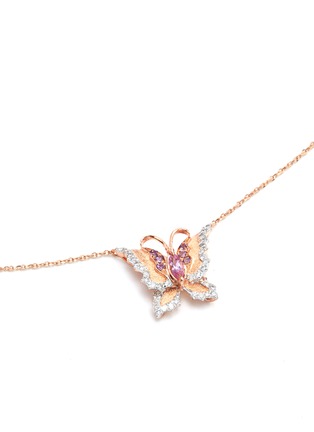 Figure View - Click To Enlarge - BAO BAO WAN - Little Butterfly' 18k gold diamond necklace