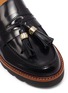 Detail View - Click To Enlarge - STUART WEITZMAN - 'Manila' tassel leather loafers