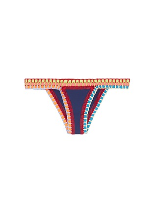 Main View - Click To Enlarge - KIINI - 'Tasmin' crochet trim bikini bottoms