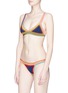 Figure View - Click To Enlarge - KIINI - 'Tasmin' crochet trim bikini top