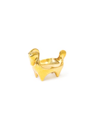 Main View - Click To Enlarge - JONATHAN ADLER - Brass horse ring bowl