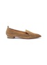 Main View - Click To Enlarge - NICHOLAS KIRKWOOD - 'Beya' metal heel suede skimmer loafers