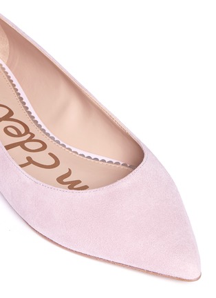 Detail View - Click To Enlarge - SAM EDELMAN - 'Rae' suede skimmer flats