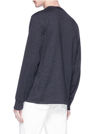 Back View - Click To Enlarge - RAG & BONE - 'Standard Issue' long sleeve Henley T-shirt