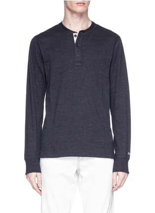 Main View - Click To Enlarge - RAG & BONE - 'Standard Issue' long sleeve Henley T-shirt