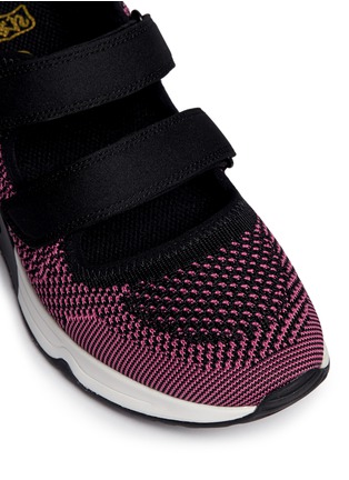 Detail View - Click To Enlarge - ASH - 'Lulu' strap mix knit sneakers