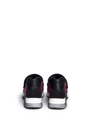 Back View - Click To Enlarge - ASH - 'Lulu' strap mix knit sneakers