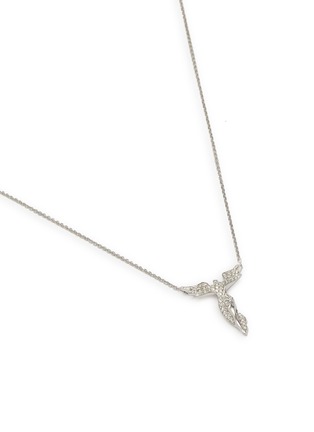Figure View - Click To Enlarge - BAO BAO WAN - Angel' diamond 18k white gold pendant necklace