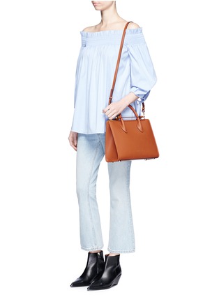 Front View - Click To Enlarge - STRATHBERRY - 'The Strathberry Midi' leather tote