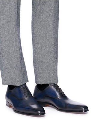 Figure View - Click To Enlarge - MAGNANNI - Lace-up leather Oxfords