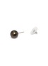 Detail View - Click To Enlarge - KENNETH JAY LANE - Glass pearl stud earrings