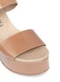 Detail View - Click To Enlarge - PEDRO GARCIA  - 'Dulce' coated leather platform sandals