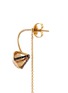Detail View - Click To Enlarge - LAMA HOURANI JEWELRY  - 'Whisper' diamond 18k yellow gold detachable chain earrings