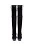 Back View - Click To Enlarge - STUART WEITZMAN - 'Midland' stretch suede thigh high boots