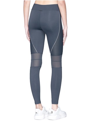 Back View - Click To Enlarge - 72993 - 'Boost' mesh panel performance leggings