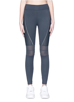 Main View - Click To Enlarge - 72993 - 'Boost' mesh panel performance leggings