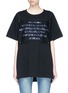 Main View - Click To Enlarge - 73115 - Sequin slogan patch T-shirt