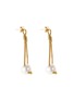  - TASAKI - Pearl 18k yellow gold drop earrings