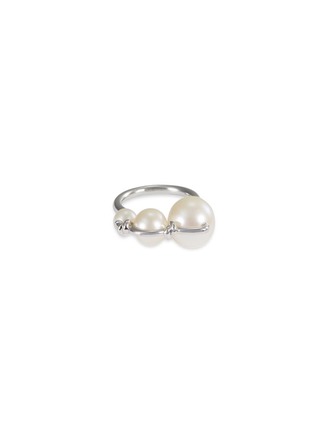 Main View - Click To Enlarge - TASAKI - Pearl 18k white gold knot ring