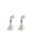 Main View - Click To Enlarge - TASAKI - Pearl 18k white gold drop earrings