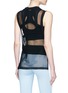 Back View - Click To Enlarge - MONREAL - 'Challenge' mesh performance tank top