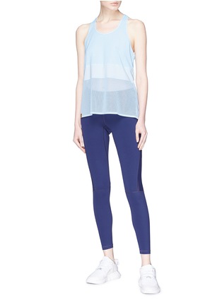 Figure View - Click To Enlarge - MONREAL - 'Racer' mesh performance tank top