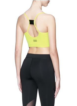 Back View - Click To Enlarge - MONREAL - 'Longline' racerback sports bra