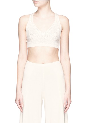 Main View - Click To Enlarge - CRUSH COLLECTION - Knit bra top