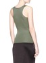 Back View - Click To Enlarge - CRUSH COLLECTION - Silk-cotton rib knit tank top