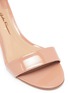 Detail View - Click To Enlarge - SALVATORE FERRAGAMO - 'Tursi' detachable ribbon ankle strap patent leather sandals