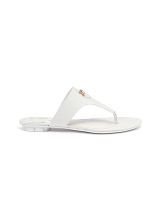 Main View - Click To Enlarge - SALVATORE FERRAGAMO - 'Enfola' calfskin leather thong sandals