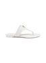 Main View - Click To Enlarge - SALVATORE FERRAGAMO - 'Enfola' calfskin leather thong sandals