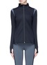 Main View - Click To Enlarge - PARTICLE FEVER - Mesh panel zip performance hoodie