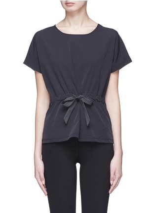 Main View - Click To Enlarge - PARTICLE FEVER - Drawstring waist performance top