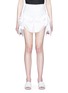 Main View - Click To Enlarge - XIAO LI - Bow cuff poplin shorts