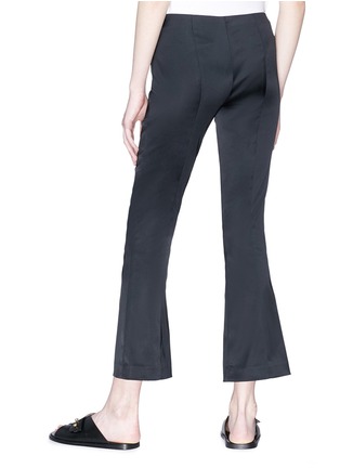 Back View - Click To Enlarge - THE ROW - 'Beca' cropped flared satin pants
