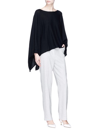 Figure View - Click To Enlarge - THE ROW - 'Merlo' cashmere poncho sweater