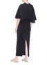 Back View - Click To Enlarge - THE ROW - 'Bello' pleated silk dress