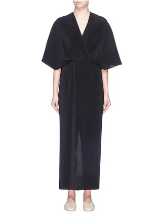 Main View - Click To Enlarge - THE ROW - 'Bello' pleated silk dress